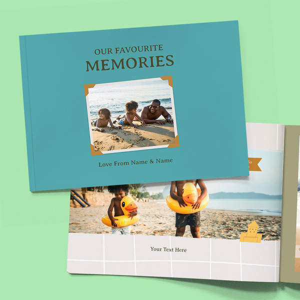 Dad Favourite Memories A5 Soft Cover Photo Book