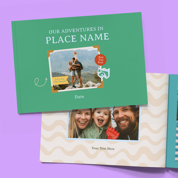 Our Adventures Holiday Photo Book A5 Soft Cover