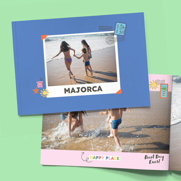 Summer Holidays Photo Book A5 Soft Cover