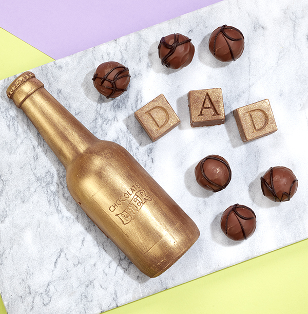 Dad Chocolates & Chocolate Beer Bottle