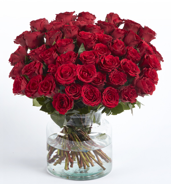 50 Red Rose Flower Bouquet