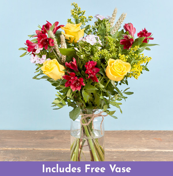 The Harvest festival with with Glass Vase