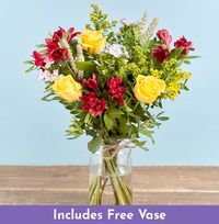 The Harvest festival with with Glass Vase