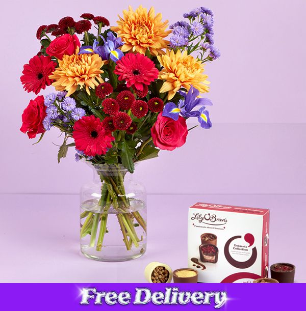 Photo of The Autumn Jewel Bouquet with Lilys
