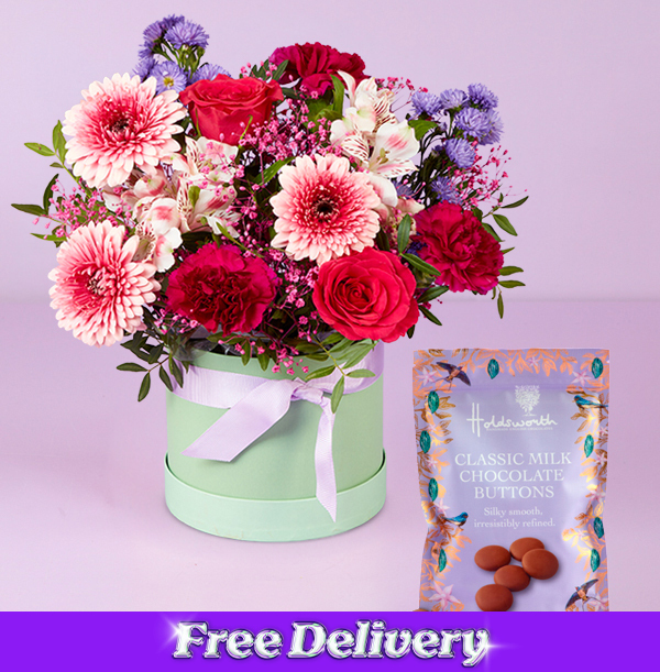 The Birthday Hatbox & Holdsworth Chocolates Gift Set