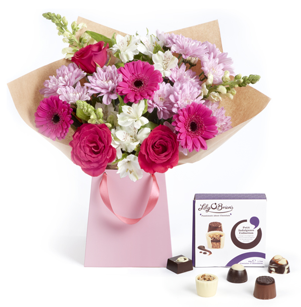 The Happy Birthday  Gift Bag and Chocolates