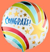 Tap to view Congrats Star Inflated Balloon