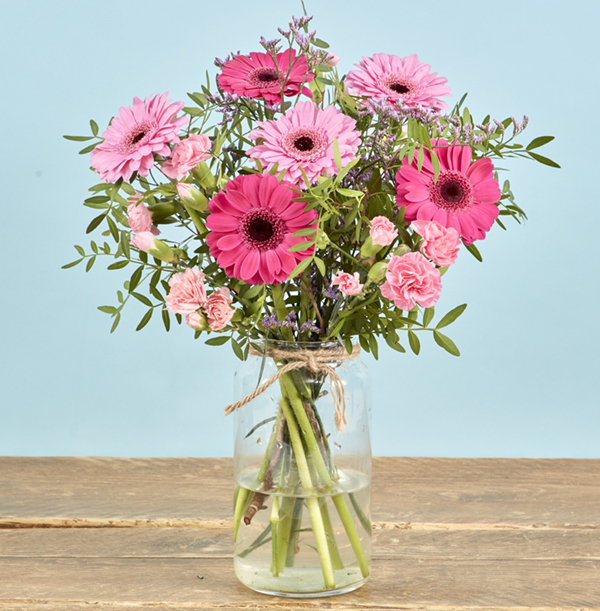 Gemini Posy with Free Vase