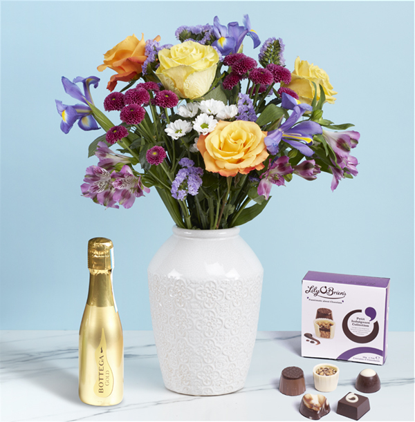 Happy Birthday Bouquet Gift Set