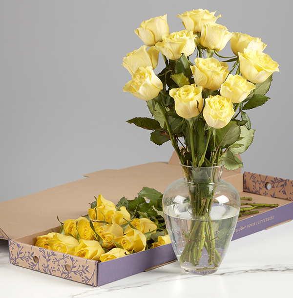 The Letterbox Friendship Yellow Roses