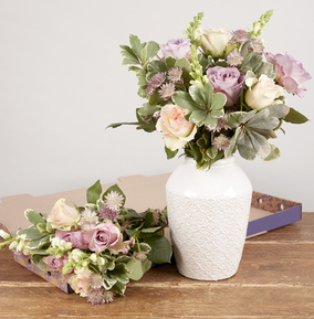 Ready to Arrange Pastel Rose Letterbox