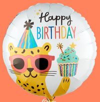 Tap to view Happy Birthday Party Animal Inflated Balloon