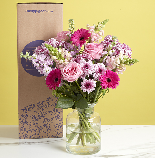 The Pretty In Pink Medley Bouquet - £27.99