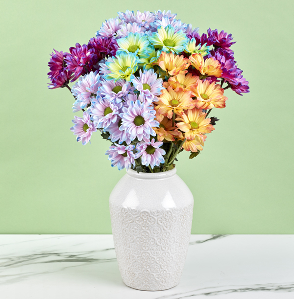 The Rainbow Chrysanthemums Bouquet