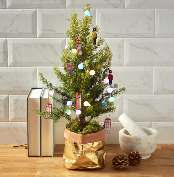 Best of British Multi Coloured Letterbox Christmas Tree