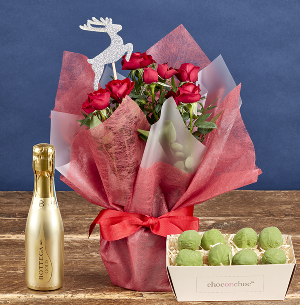 Red Rose, Fizz & Sprout Gift Set