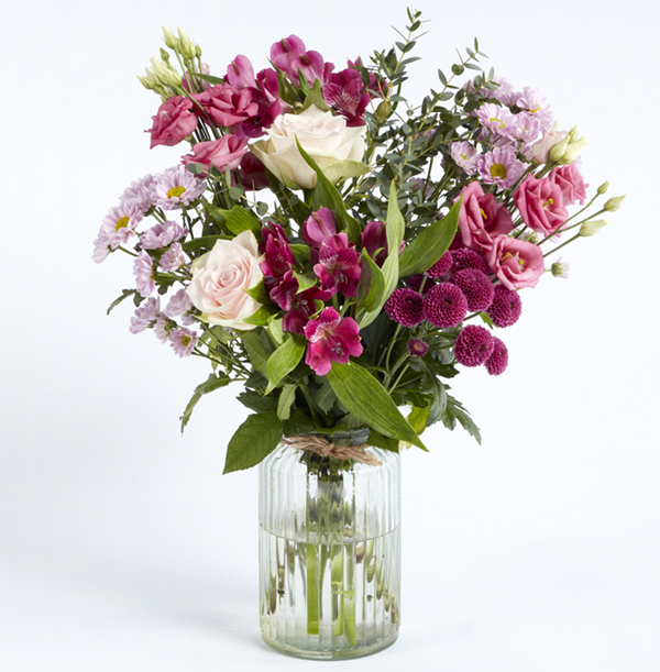 Spring Bouquet In Vase Arrangement