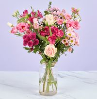 Spring Bouquet In Vase Arrangement