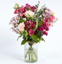 Spring Bouquet In Vase Arrangement