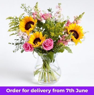 The  Sunflower & Rose Bouquet