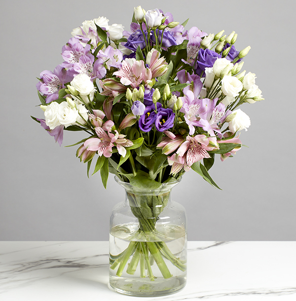 The Alstromeria And Lisianthus Arrangement