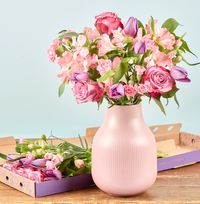 Tap to view Tulip and Carnation Pink Letterbox