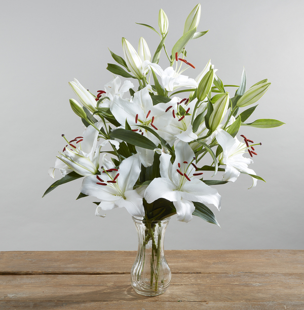 The Simply Lilies White Bouquet