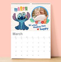 Tap to view Disney Stitch Personalised Photo Calendar