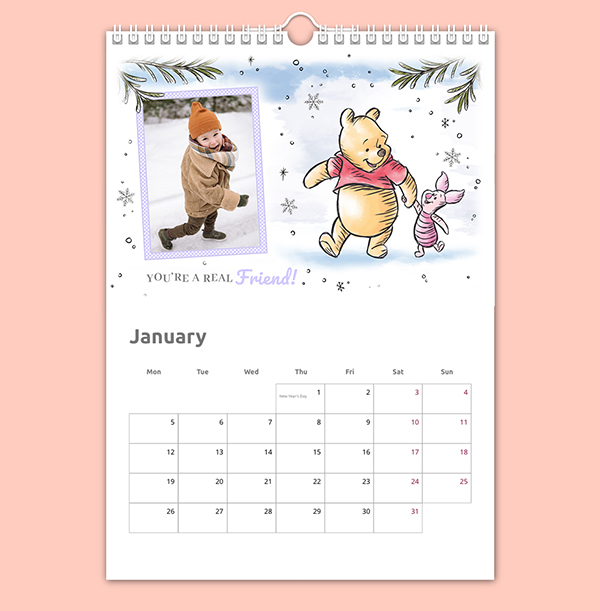 Disney Winnie The Pooh Photo Calendar