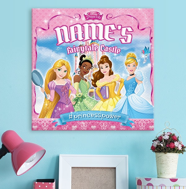 Z DISC Disney Princess Personalised Canvas