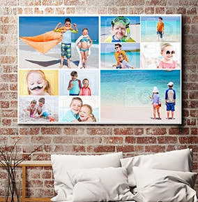 10 Photo Collage Canvas - Landscape