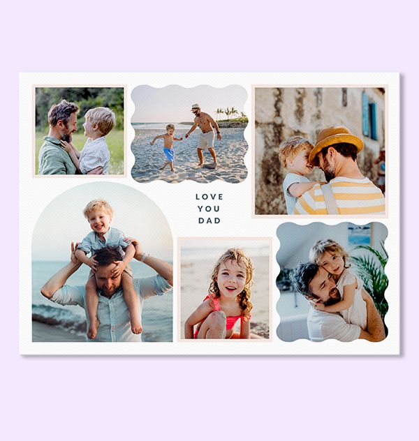 Photo of Love You Dad Multi Photo Canvas