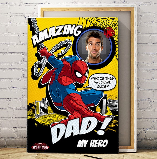 Spiderman My Hero Photo Canvas