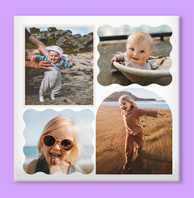 Personalised Four Photo Canvas
