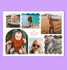Love You Mummy Multi Photo Canvas