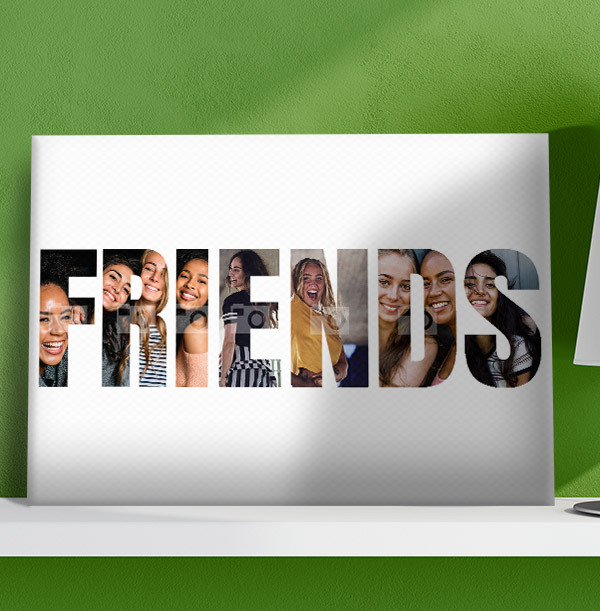 Multi Photo Friends Canvas - Landscape