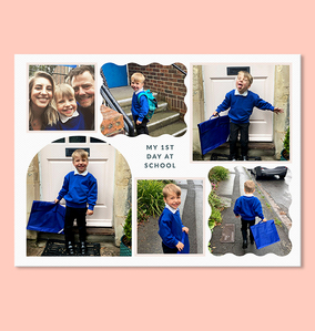First Day at School 6 Photo Canvas Landscape