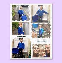Tap to view First Day at School 6 Photo Canvas Portrait