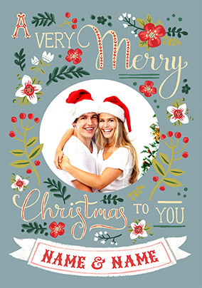 A Very Merry Christmas Photo Card