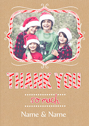 Candy Cane Lane - Christmas Thank You