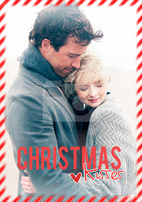 Candy Cane Lane - Christmas Kisses Christmas Card