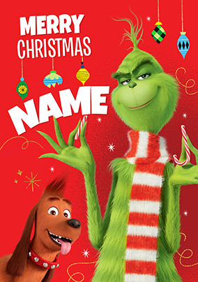 The Grinch Personalised Christmas Card