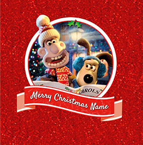 Wallace and Gromit Personalised Christmas Card