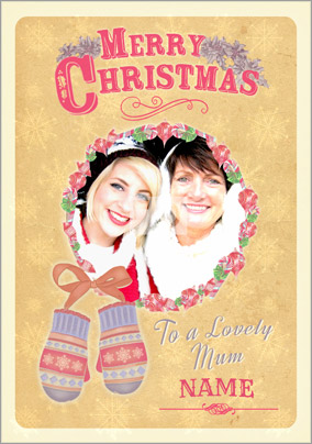 Fine and Dandy - To a Lovely Mum Christmas Card