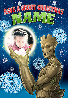 GOTC Groot Christmas Photo Card