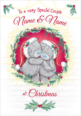 Me To You - Special Couple Personalised Christmas Card