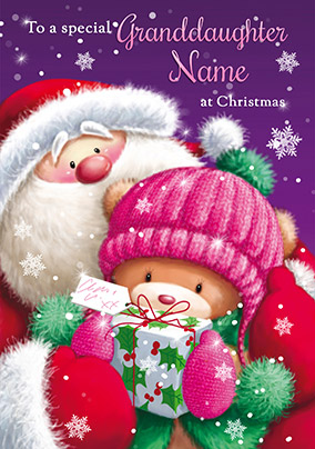 Simon Elvin - To a Special Granddaughter Christmas Card