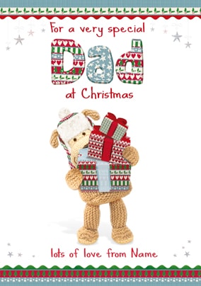 Boofle - For a Special Dad Christmas Card