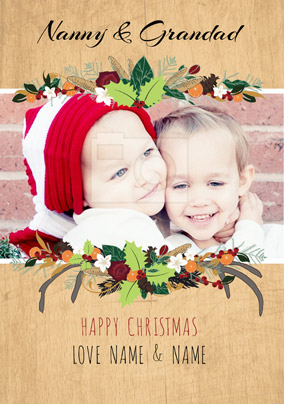 Woodland Wonder - Nanny & Grandad Christmas Card