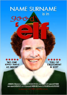 Spoof Movie - Good 'Elf Christmas Card